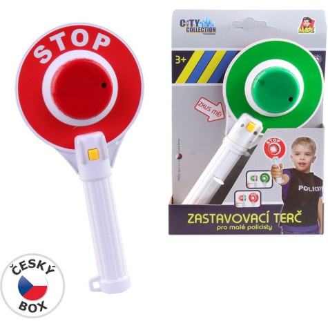 MaDe Zastavovací terč Policejní plácačka 23 cm ~ 1