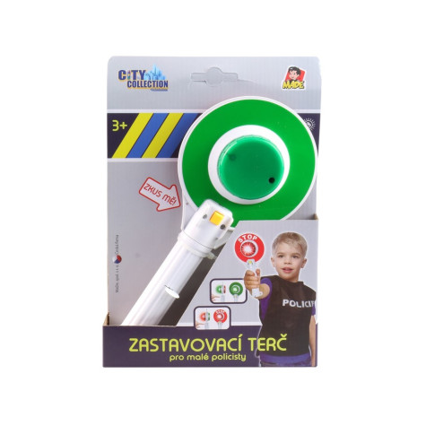 MaDe Zastavovací terč Policejní plácačka 23 cm ~ 4