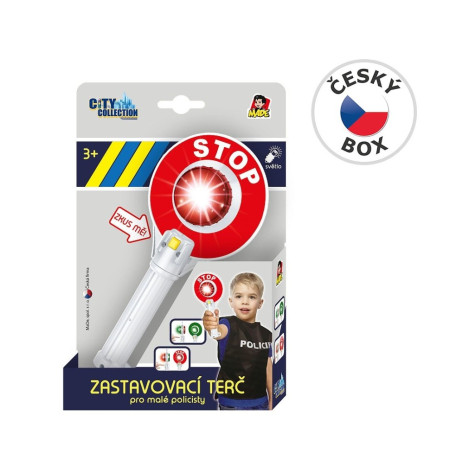 MaDe Zastavovací terč Policejní plácačka 23 cm ~ 5