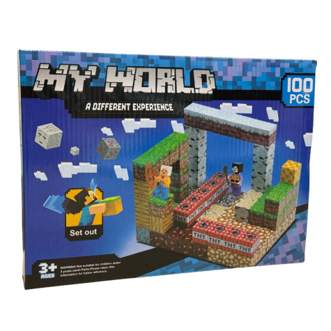 My World magnetické bloky + figurky 100 ks ~ 1