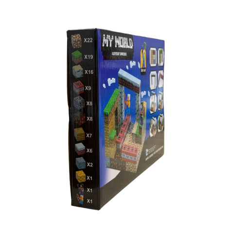 My World magnetické bloky + figurky 100 ks ~ 4