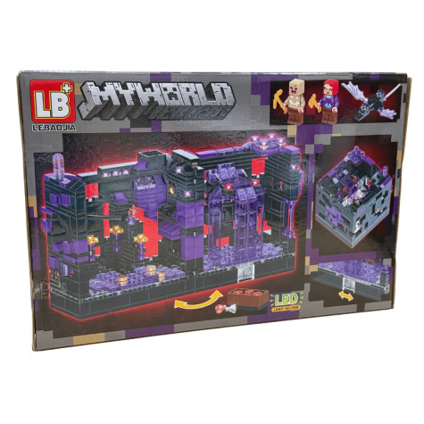 My World Stavebnice LB610 Útok na fialovou pevnost 511 ks ~ 2