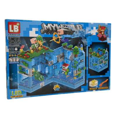 My World Stavebnice LB606 Útok na modrou pevnost 503 ks