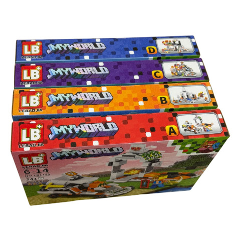Sada stavebnic 4v1 My World LB1155 ~ 8