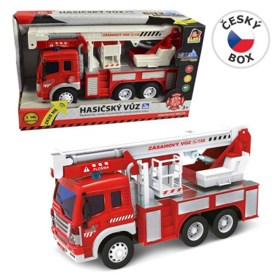 MaDe Hasičský vůz s plošinou 25 cm