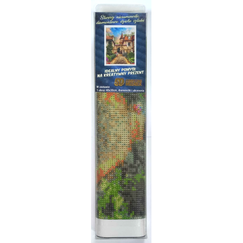 Norimpex Diamantový obrázek malování 30x40cm - Dlážděná ulice u panského domu ~ 2