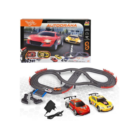 MaDe Autodráha 440 cm Velká cena sportovních speciálů 2 auta ~ 4