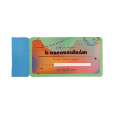 Albi Dárkové kupony - k narozeninám