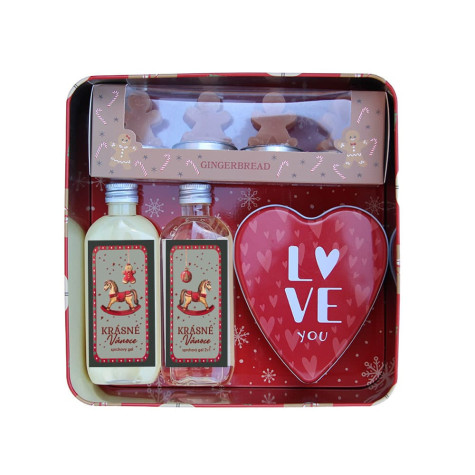 Vánoční dárková sada v plechu - Stromek ~ 2