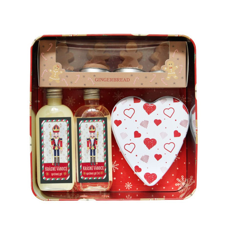 Vánoční dárková sada v plechu - Louskáček ~ 2