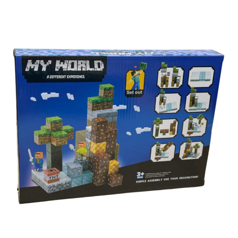 My World magnetické bloky + figurky 87 ks ~ 2