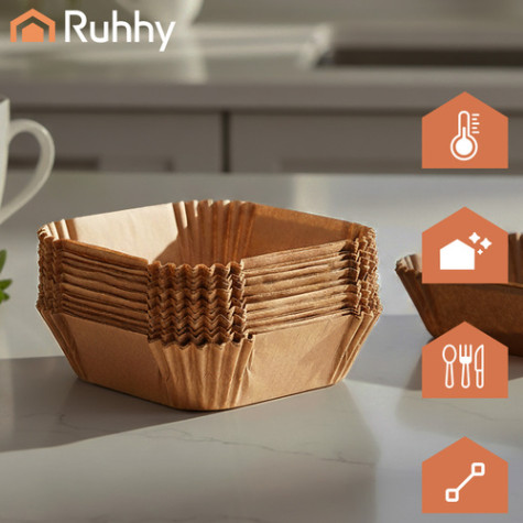 Papírové formy do horkovzdušné fritézy 100 ks Ruhhy 26955 ~ 2