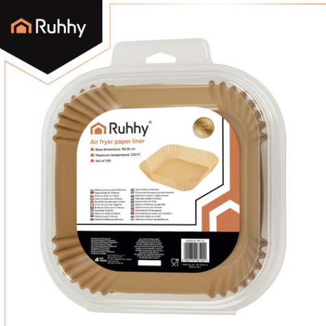 Papírové formy do horkovzdušné fritézy 100 ks Ruhhy 26955 ~ 9