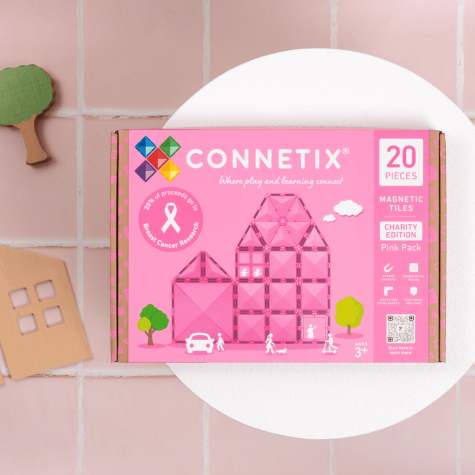 CONNETIX Charity Pack Pink růžová 20 dílů ~ 8