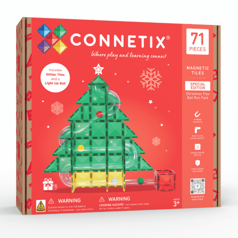 CONNETIX Special Edition Christmas Tree Ball Run 71 dílů ~ 1