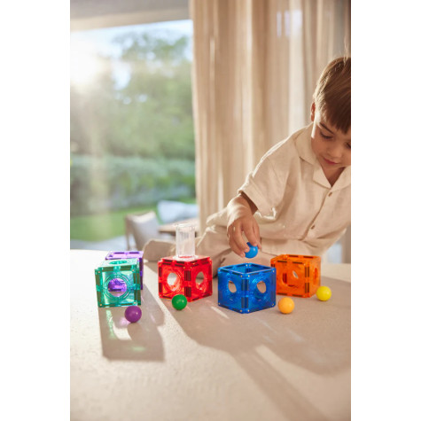 Cleverclixx Kuličkodráha Ball Run Compact Pack Intense 60 dílů ~ 4