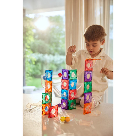 Cleverclixx Kuličkodráha Ball Run Compact Pack Intense 60 dílů ~ 5