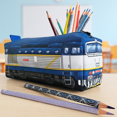 Penál Vlak - Brejlovec modrý ~ 1