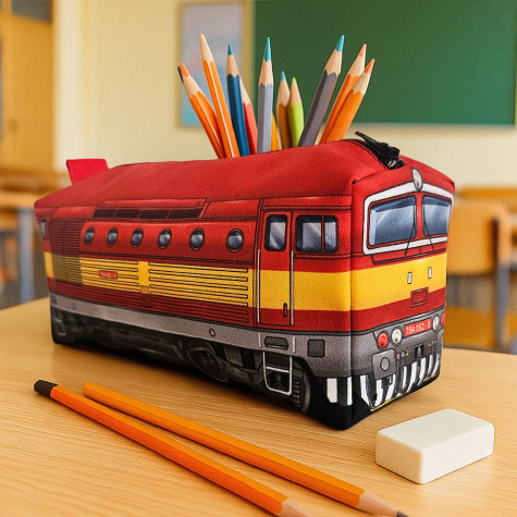 Penál Vlak - Brejlovec červený ~ 1