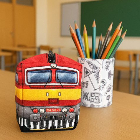 Penál Vlak - Brejlovec červený ~ 2