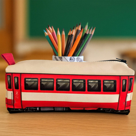 Penál Vlak - 810 červená ~ 3