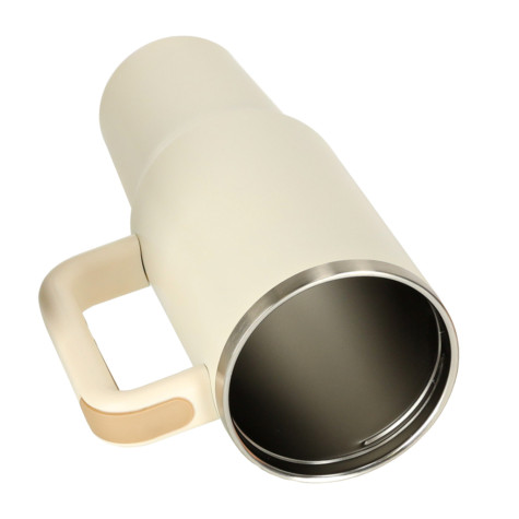 2.JAKOST Termohrnek s uchem 1200 ml krémový ~ 6