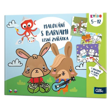 Albi Kvído - Malování s barvami: Lesní zvířátka ~ 1