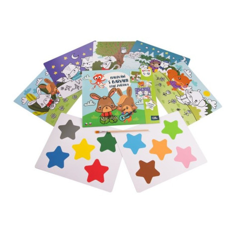 Albi Kvído - Malování s barvami: Lesní zvířátka ~ 3