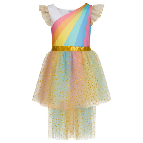 Dětský kostým jednorožce zlatý 110-116 cm Kruzzel 26676 ~ 2