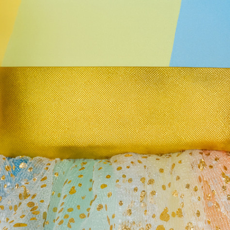 Dětský kostým jednorožce zlatý 110-116 cm Kruzzel 26676 ~ 9