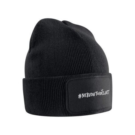 Dětský kulich - Nebudu to dělat - černý ~ 1