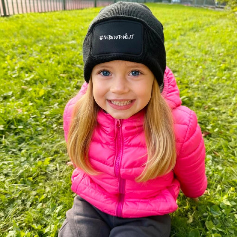 Dětský kulich - Nebudu to dělat - černý ~ 2