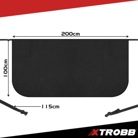 Protimrazová clona na okno pro dodávky 200x100cm Xtrobb 27737 ~ 9