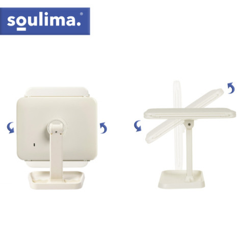 Skládací kosmetické zrcátko s LED osvětlením Soulima 26952 ~ 6