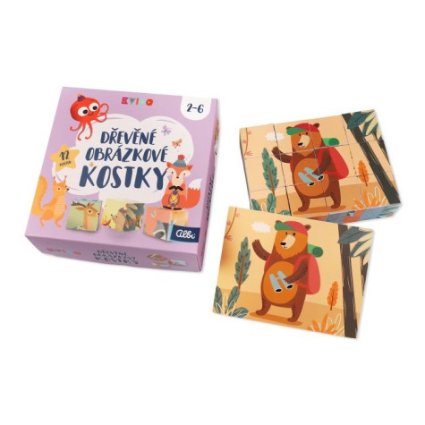 Albi Kvído - Dřevěné obrázkové kostky ~ 3