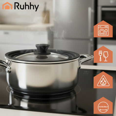 Silikonová poklice 3v1 24/26/28cm Ruhhy 25560 ~ 3