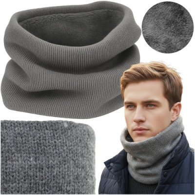 Pletený nákrčník šedý Trizand 20674