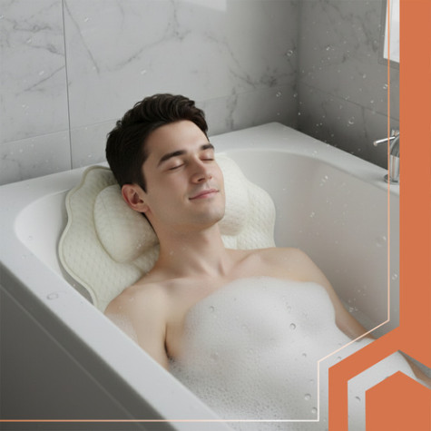 Relaxační polštář do vany s přísavkami Ruhhy 27050 ~ 3