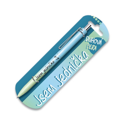 Nekupto Duhová propiska s potiskem - Jsem jednička