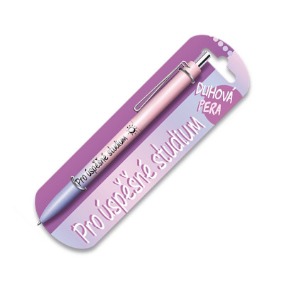 Nekupto Duhová propiska s potiskem - Pro úspěšné studium