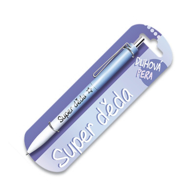 Nekupto Duhová propiska s potiskem - Super děda