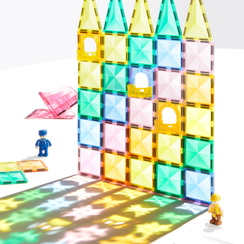 Mideer Moje první magnetická stavebnice Hrdinové města 33 ks ~ 8