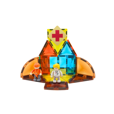 Mideer Moje první magnetická stavebnice Hrdinové města 33 ks ~ 9