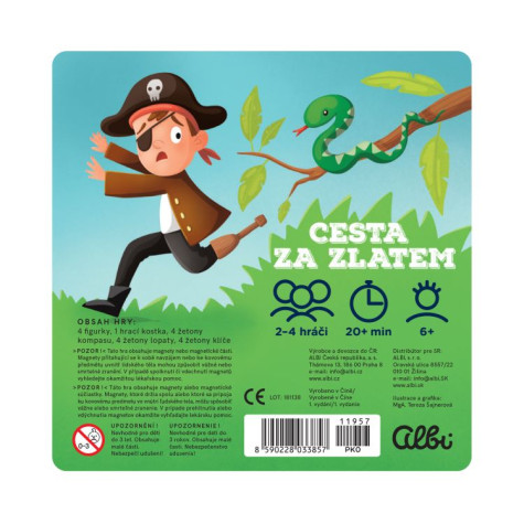 Albi Magnetická hra na cesty - Cesta za zlatem ~ 2