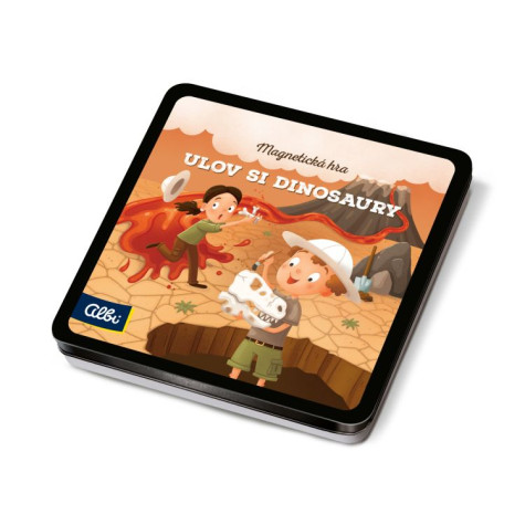 Albi Magnetická hra na cesty - Ulov si dinosaury ~ 1