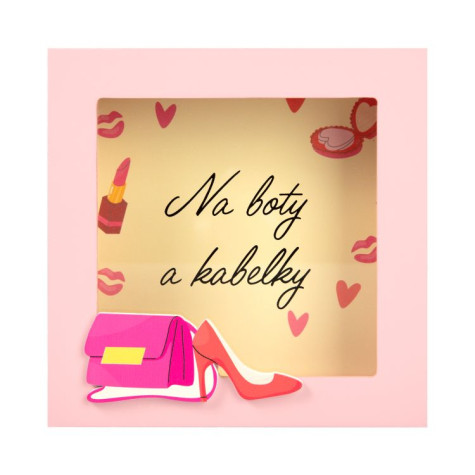 Albi 3D pokladnička v rámečku - Boty a kabelky ~ 2