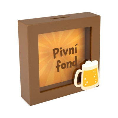 Albi 3D pokladnička v rámečku - Pivní fond