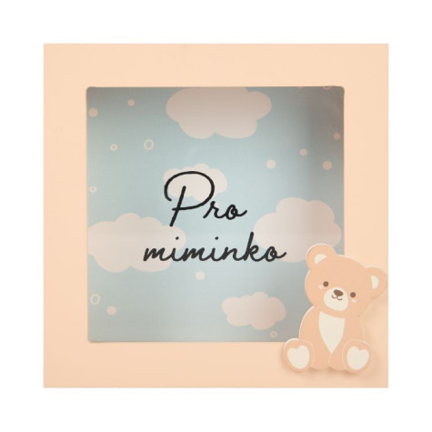 Albi 3D pokladnička v rámečku - Miminko ~ 2