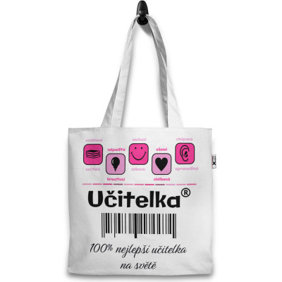 Taška 37x40cm - Učitelka 100% nejlepší