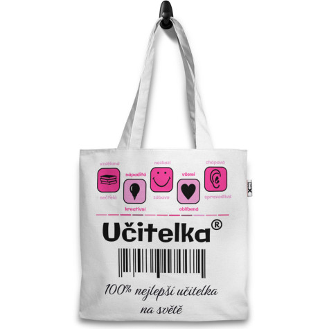 Taška 37x40cm - Učitelka 100% nejlepší ~ 1